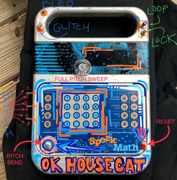 Circuit bent Speak And Math